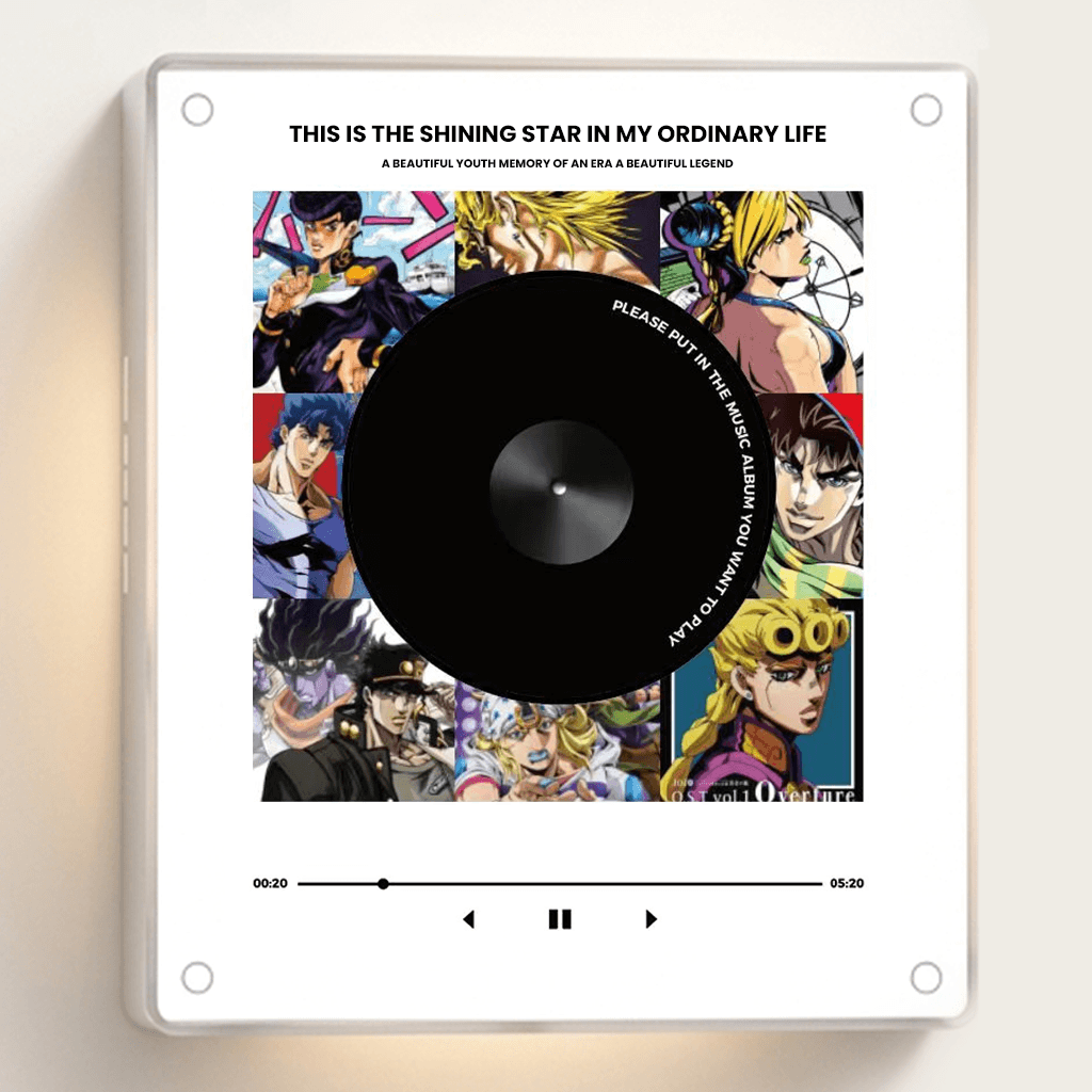 AnimeVinyl™ Music Box Plus 9 Mini Vinyl Records