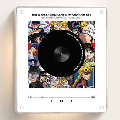 AnimeVinyl™ Music Box Plus 9 Mini Vinyl Records