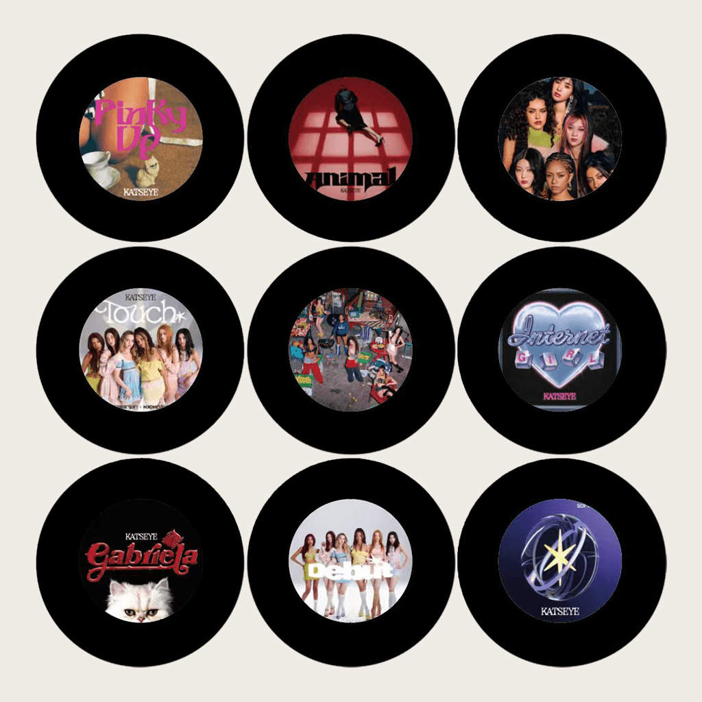 AnimeVinyl™ Music Box Plus 9 Mini Vinyl Records